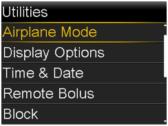 Select Airplane Mode screen