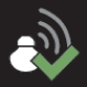 transmitter connection icon green