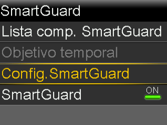 Select SmartGuard Settings screen