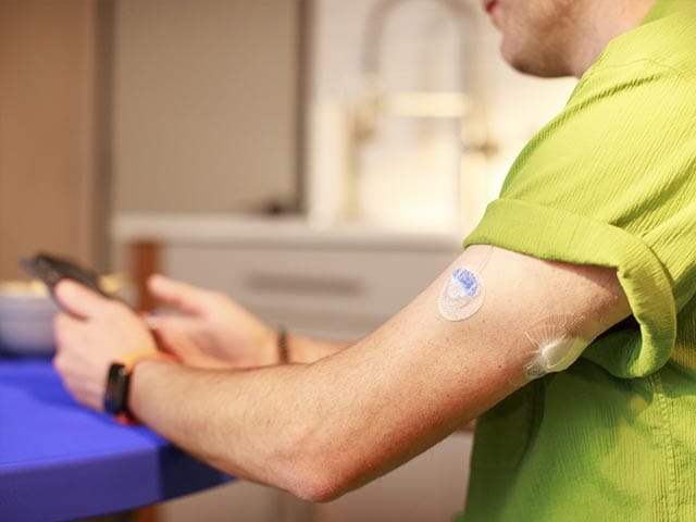 Guardian 4 sensor on man's arm