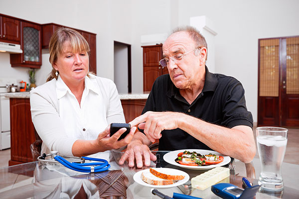 patient and caregiver discussing prediabetes