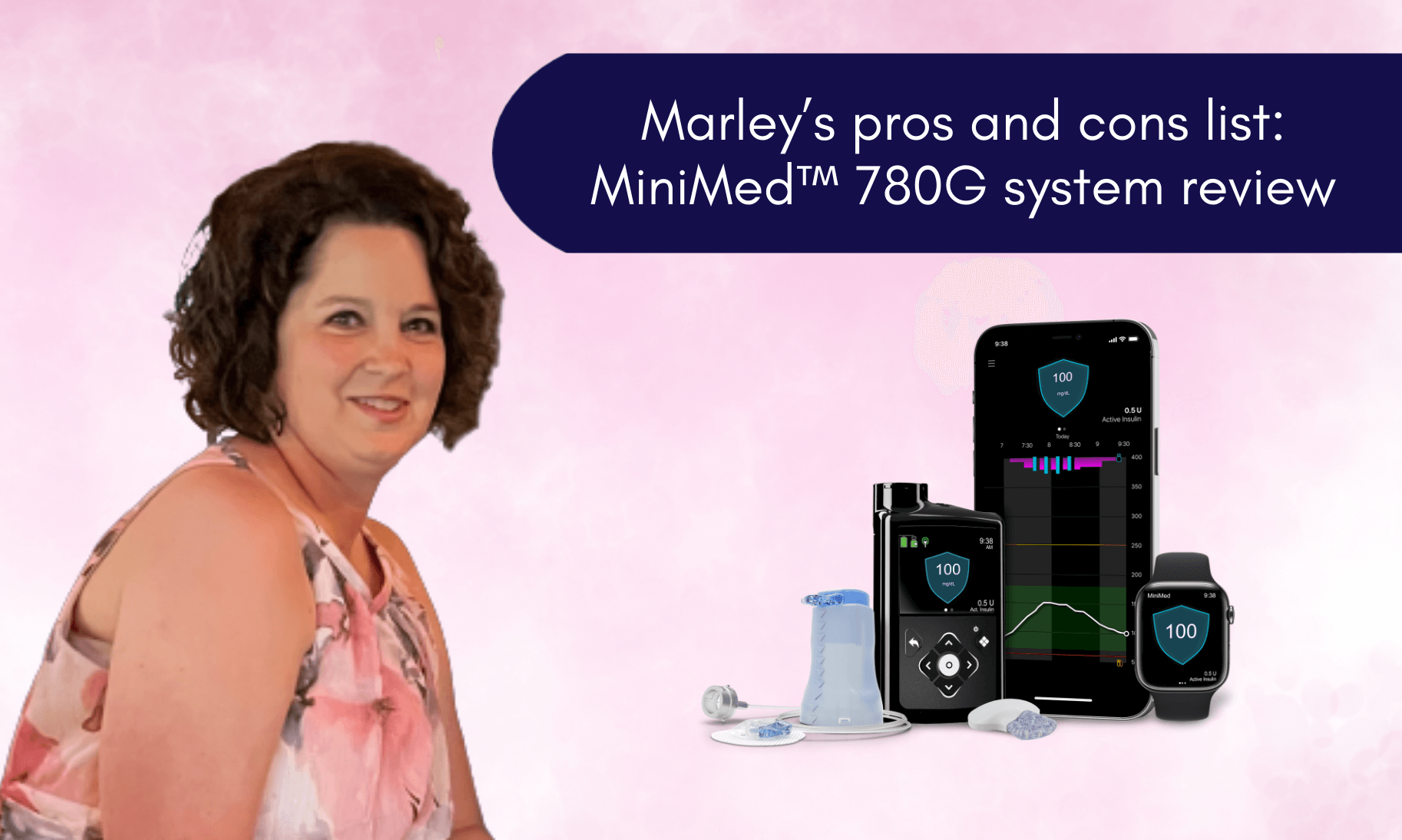 Medtronic Champion Marley with MiniMed 780G system
